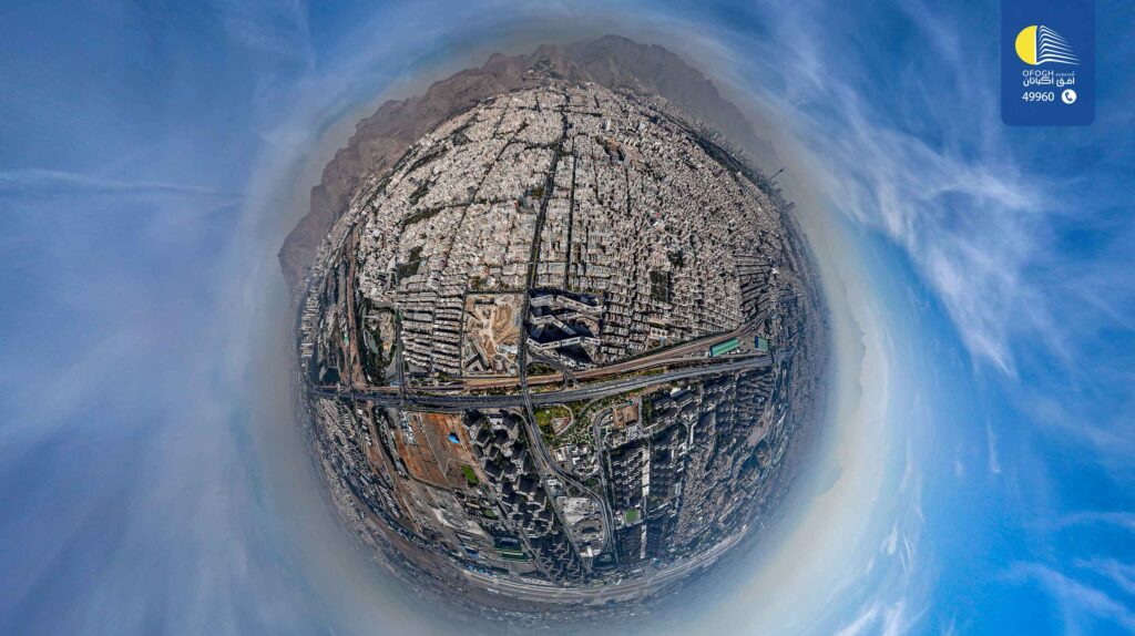 پروژه افق اکباتان عکس هوایی